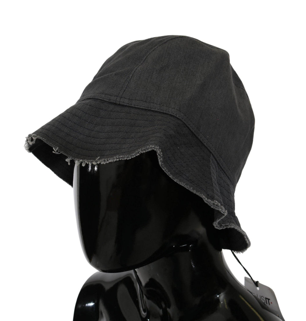 Costume National Schicker schwarzer Eimerhut - zeitloses Accessoire - Léoré