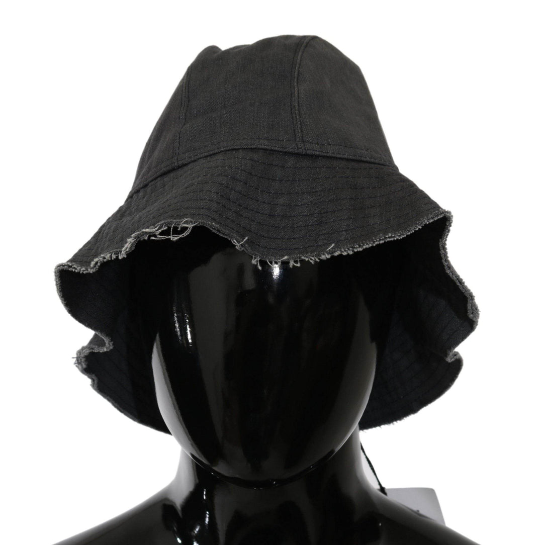 Costume National Schicker schwarzer Eimerhut - zeitloses Accessoire - Léoré