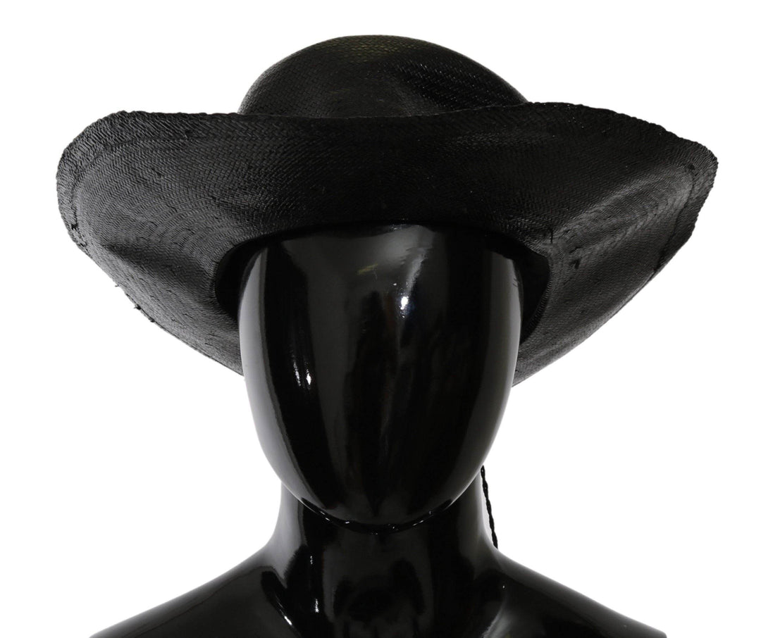 Costume National Schicker schwarzer Schlapphut - Zeitlose Eleganz - Léoré