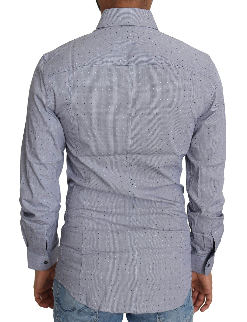 Dolce & Gabbana Sicilia Slim Fit Polka Dot Hemd aus Baumwollmischung - Léoré