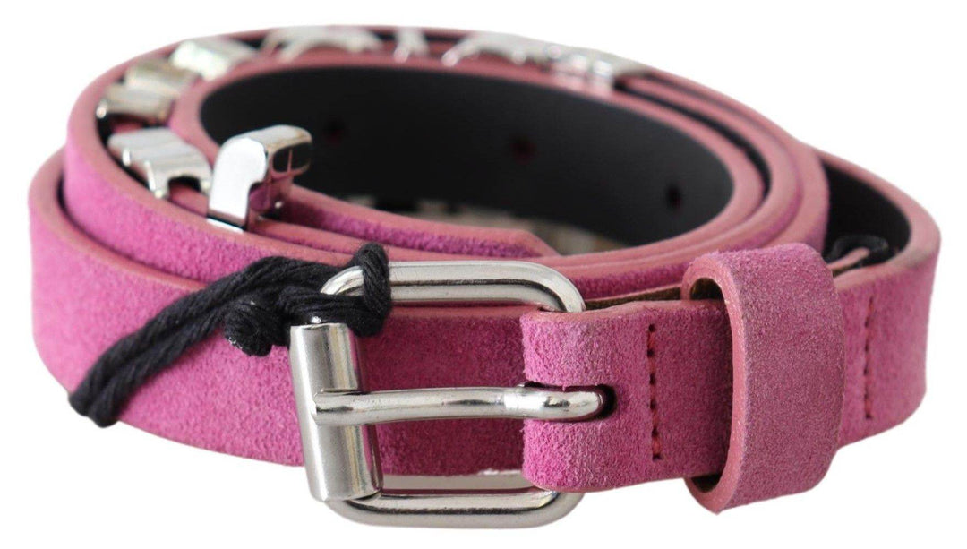 Just Cavalli Fuschia Pinker Leder-Gürtel - Léoré