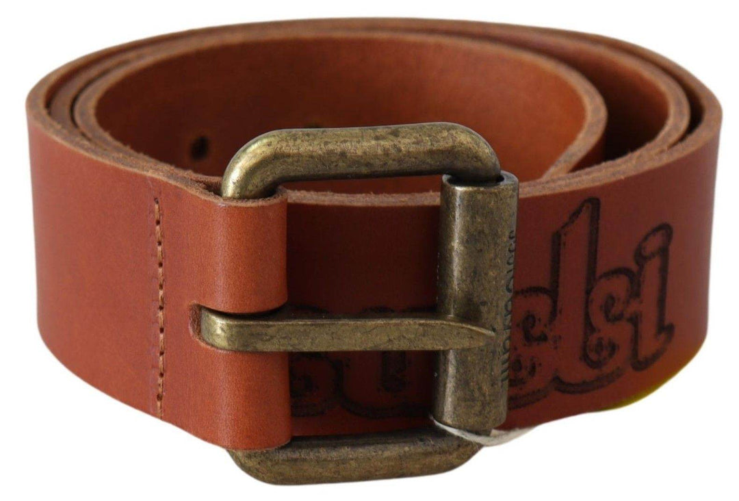 Just Cavalli Schicker brauner Logo-Gürtel aus Leder - Léoré