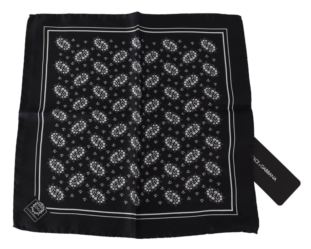 Dolce & Gabbana Elegantes gemustertes Einstecktuch aus Seide - Léoré