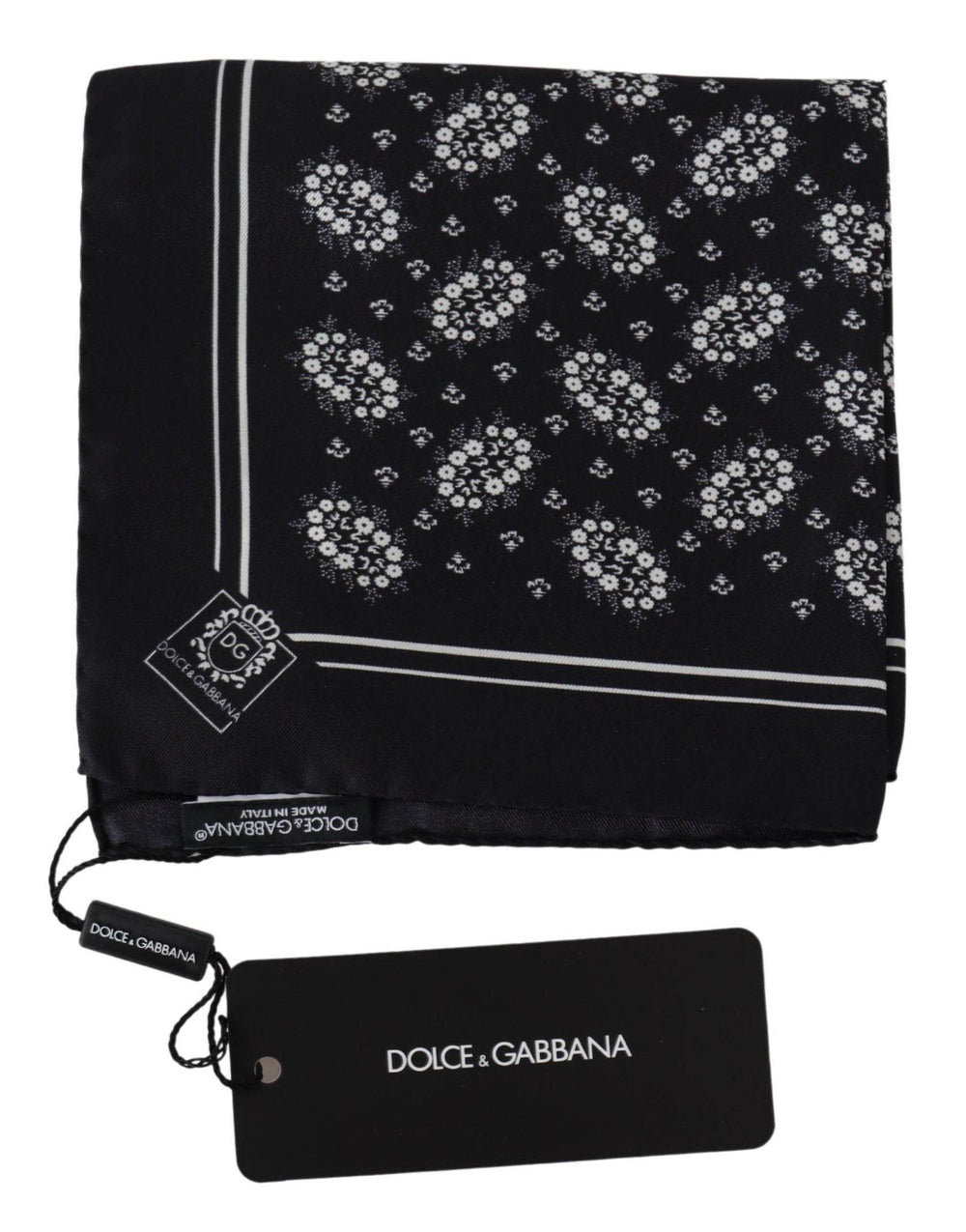 Dolce & Gabbana Elegantes gemustertes Einstecktuch aus Seide - Léoré