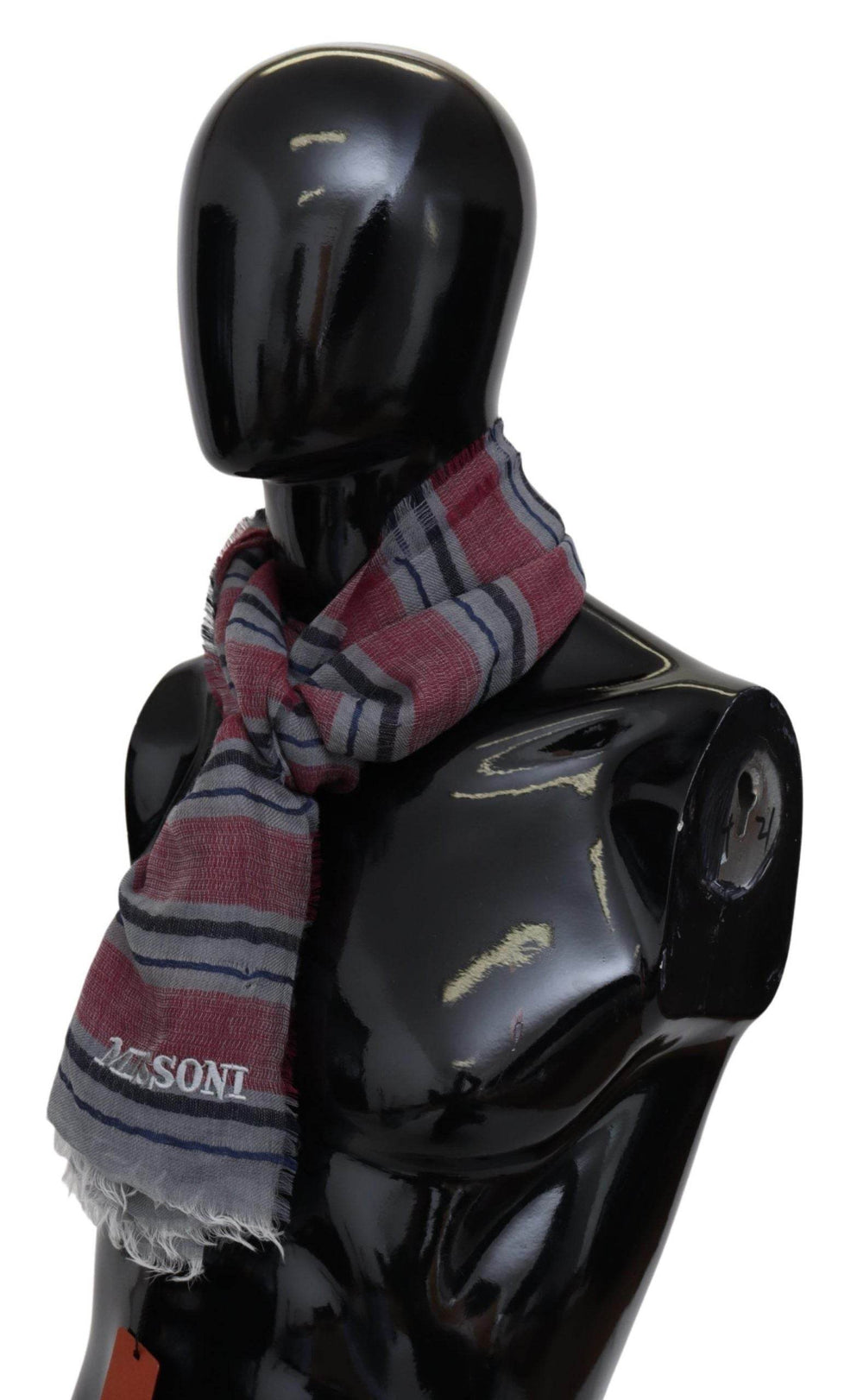 Missoni Eleganter mehrfarbig gestreifter Wollschal - Léoré