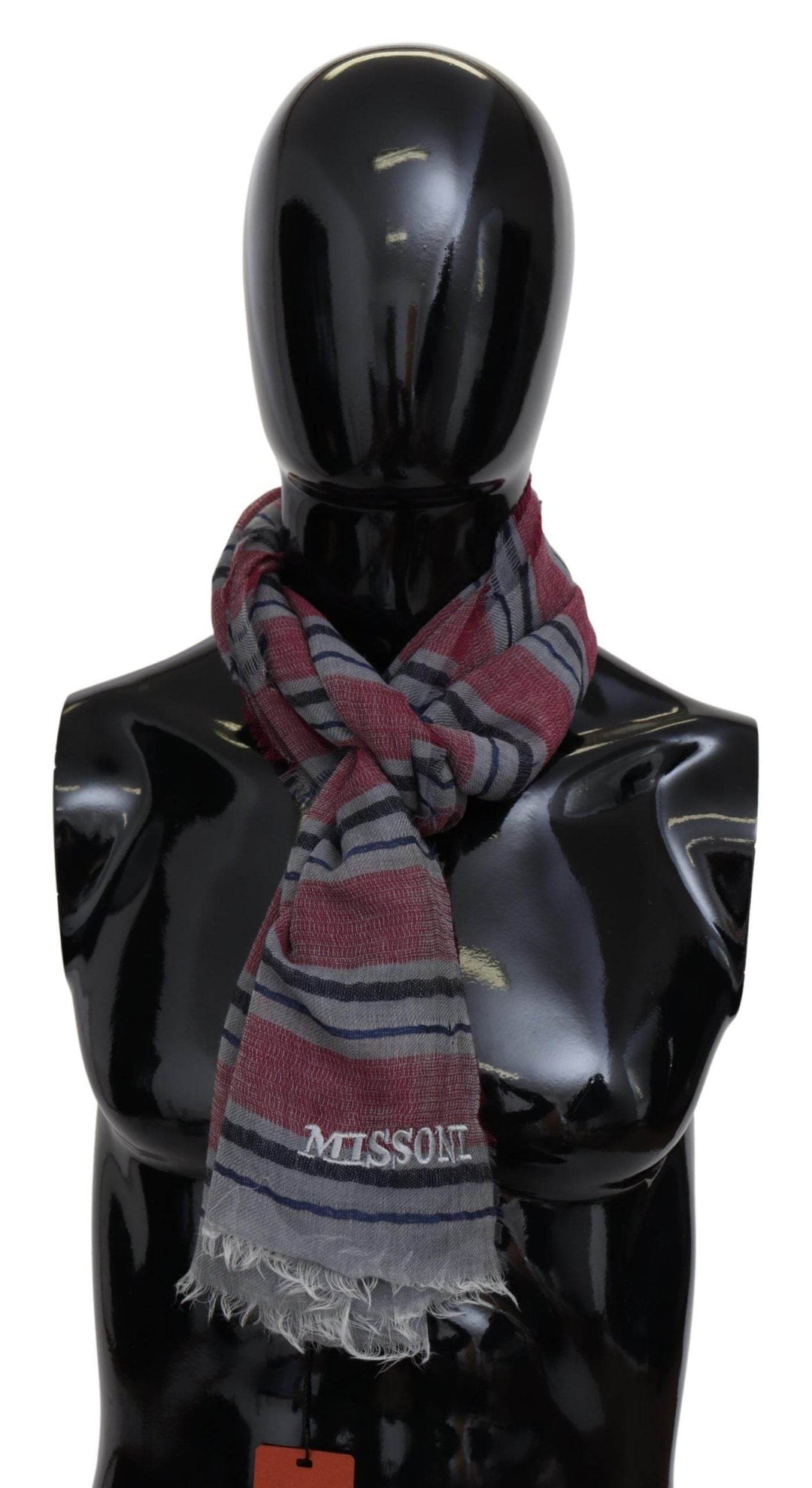 Missoni Eleganter mehrfarbig gestreifter Wollschal - Léoré