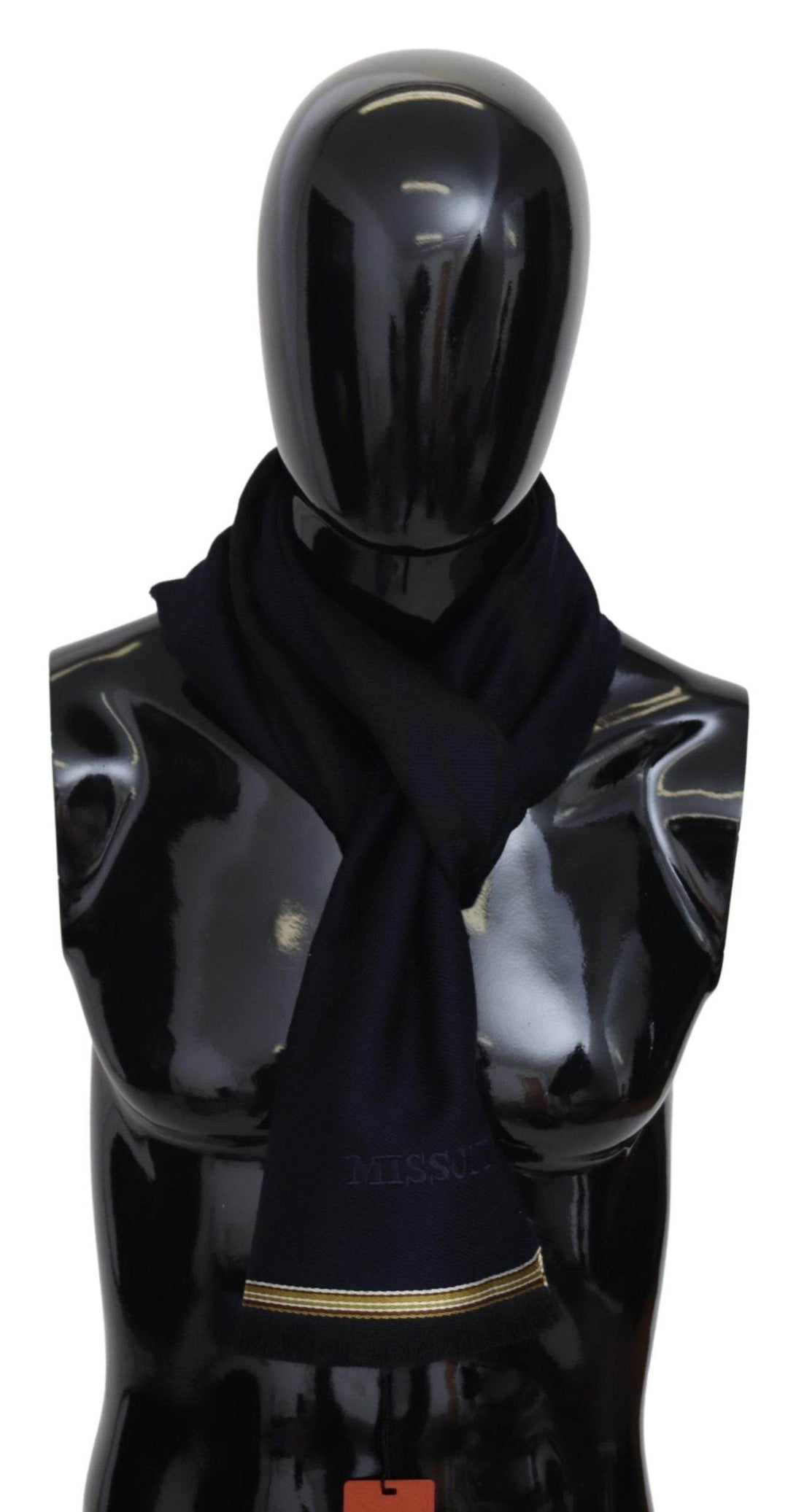 Missoni Eleganter Unisex-Wollschal mit gesticktem Logo - Léoré