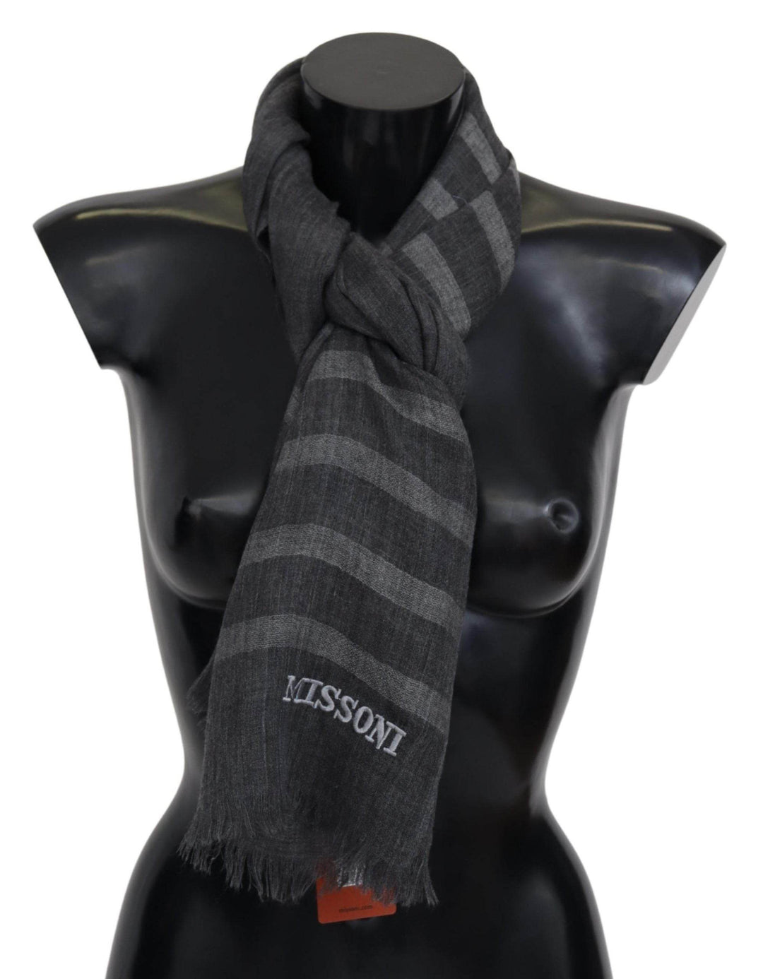 Missoni Eleganter Unisex-Wollschal mit Logo-Stickerei - Léoré