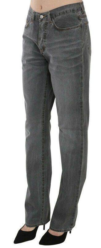 Just Cavalli Schicke graue Jeans mit mittlerer Taille und geradem Bein - Léoré