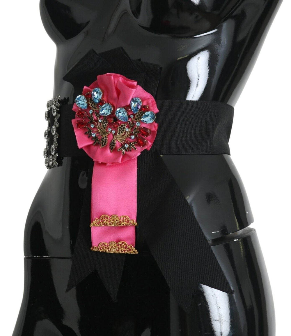 Dolce & Gabbana Eleganter Taillengürtel mit floralem Kristallband - Léoré