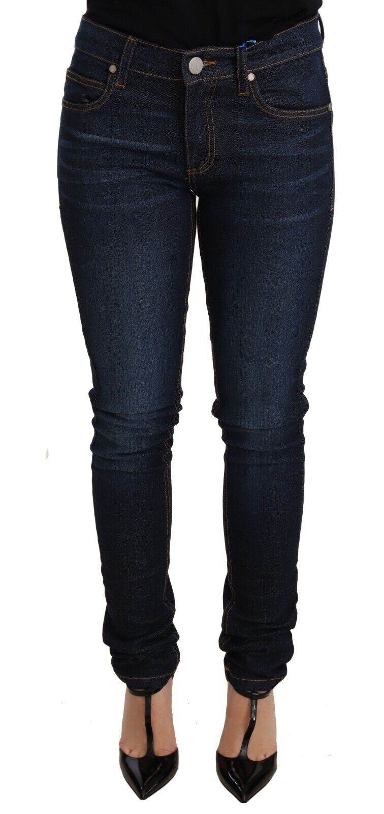 Versace Jeans Elegante Skinny Designer Jeans mit niedriger Taille - Léoré