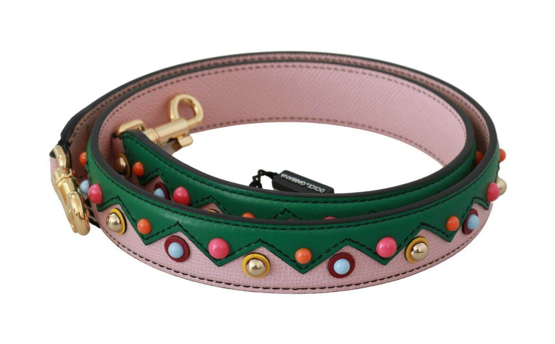 Dolce & Gabbana Eleganter Multicolor-Schulterriemen aus Leder - Léoré