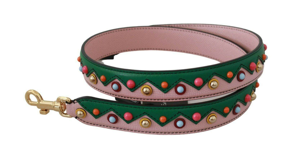 Dolce & Gabbana Eleganter Multicolor-Schulterriemen aus Leder - Léoré