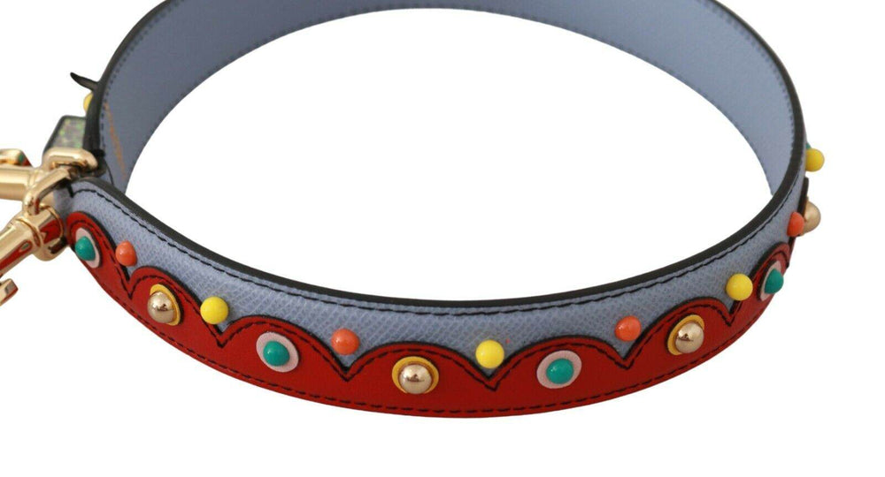 Dolce & Gabbana Eleganter Multicolor-Schulterriemen aus Leder - Léoré