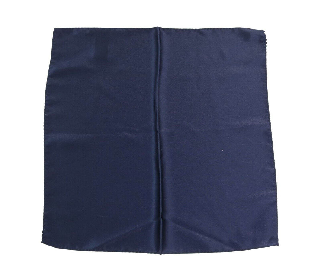 Dolce & Gabbana Elegantes Einstecktuch aus Seide in leuchtendem Blau - Léoré