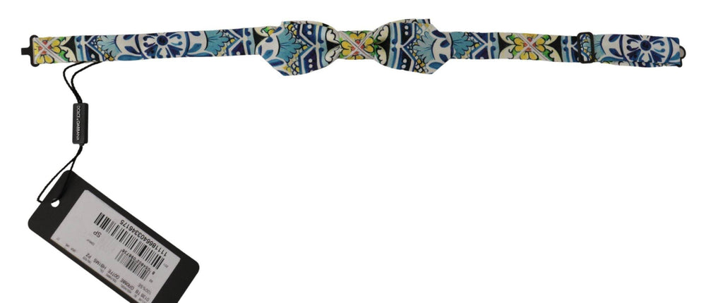 Dolce & Gabbana Seidenfliege mit Majolika-Druck - Léoré