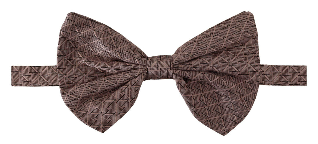 Dolce & Gabbana Elegante graue Seidenfliege - Formalität für Männer - Léoré