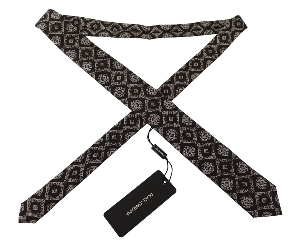Dolce & Gabbana Elegante Geometrische Seidenfliege - Léoré