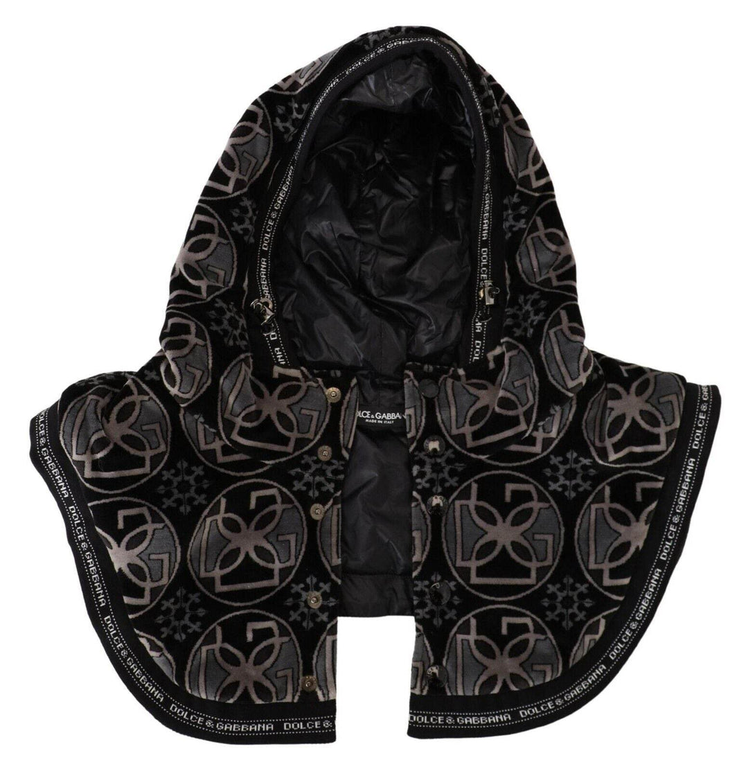 Dolce & Gabbana Elegante Kopfbedeckung aus schwarzer Baumwollmischung - Léoré