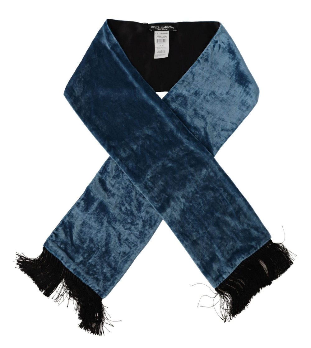 Dolce & Gabbana Eleganter Seidenschal für Herren in Regal Blue - Léoré