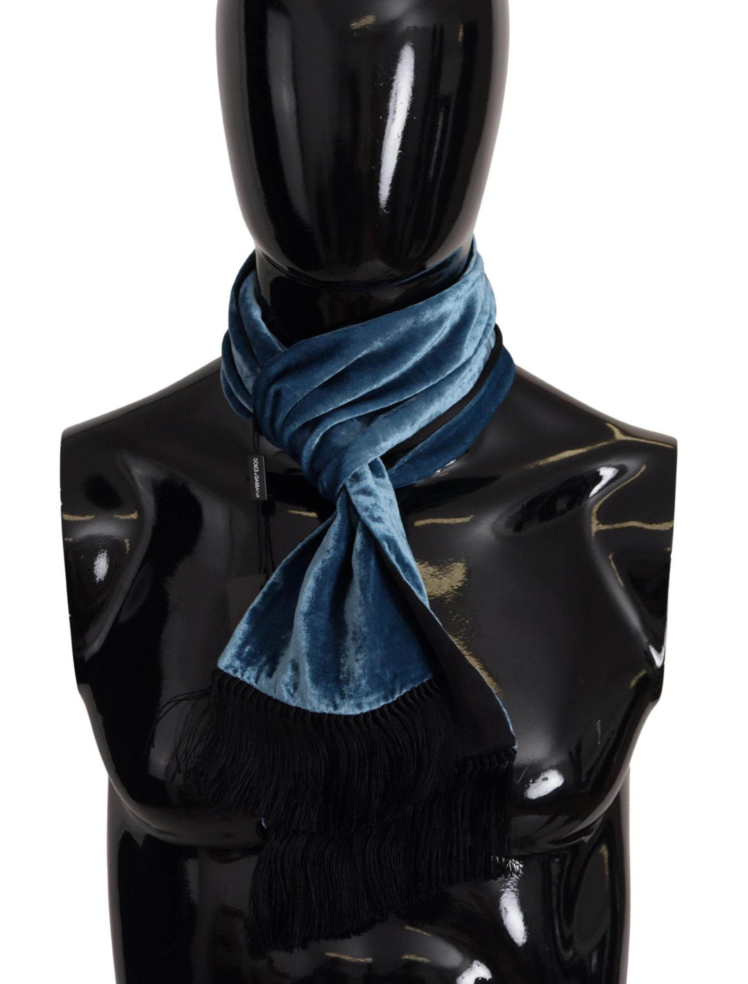 Dolce & Gabbana Eleganter Seidenschal für Herren in Regal Blue - Léoré