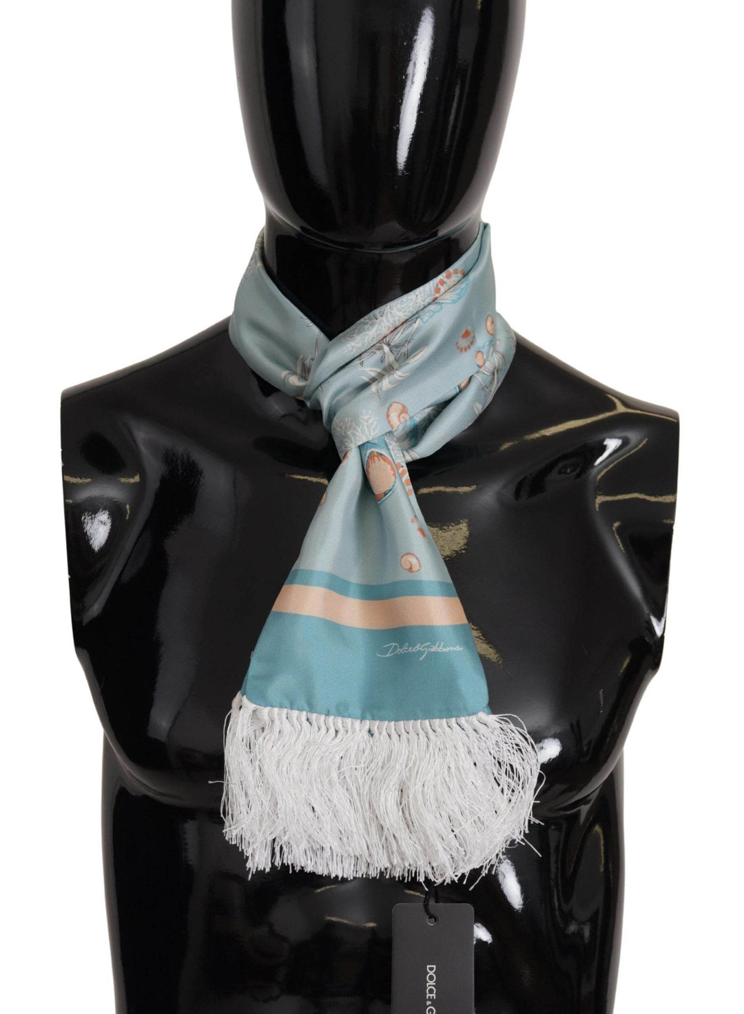 Dolce & Gabbana Eleganter Seidenschal mit Muschelmotiv - Léoré