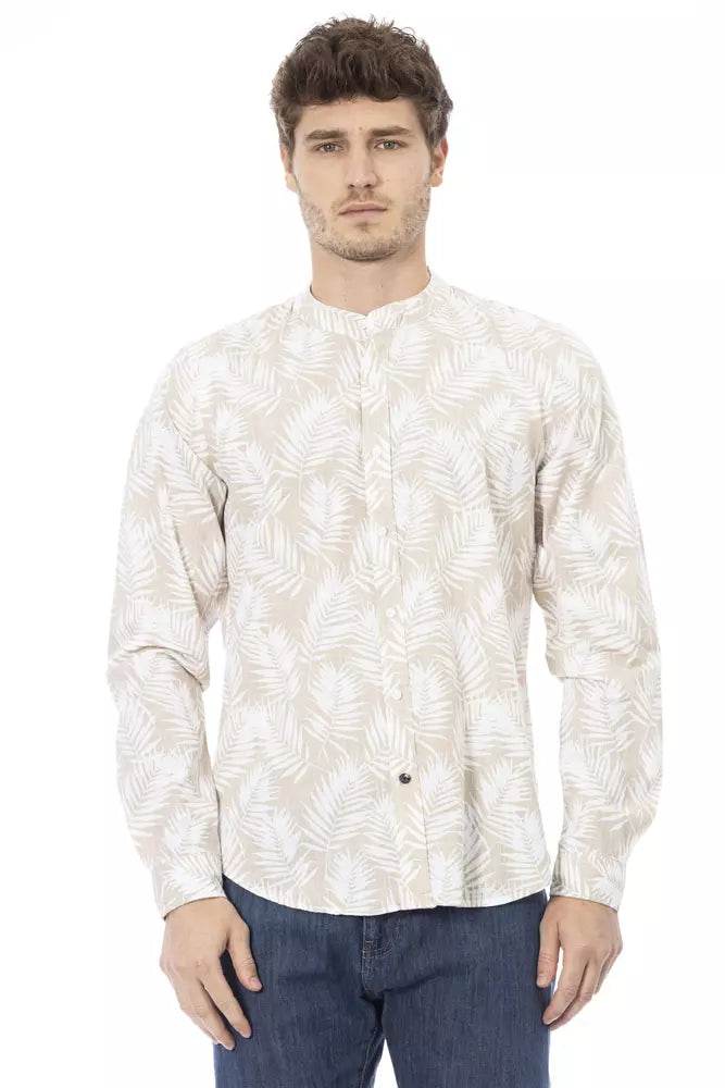 Baldinini Trend Beige Baumwolle Männer Hemd - Léoré