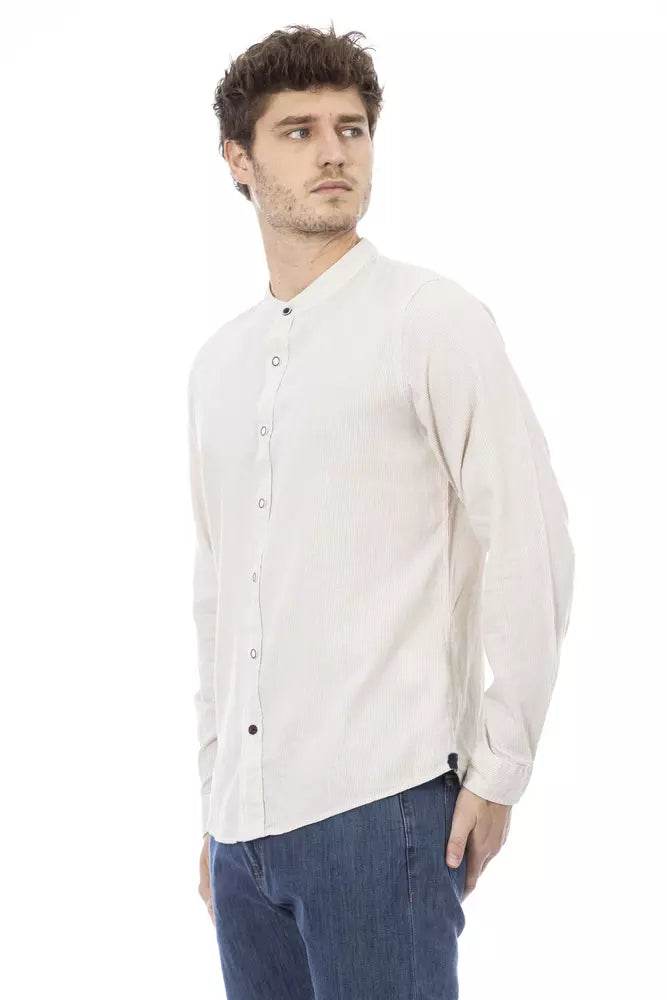 Baldinini Trend Weißes Leinenhemd für Männer - Léoré