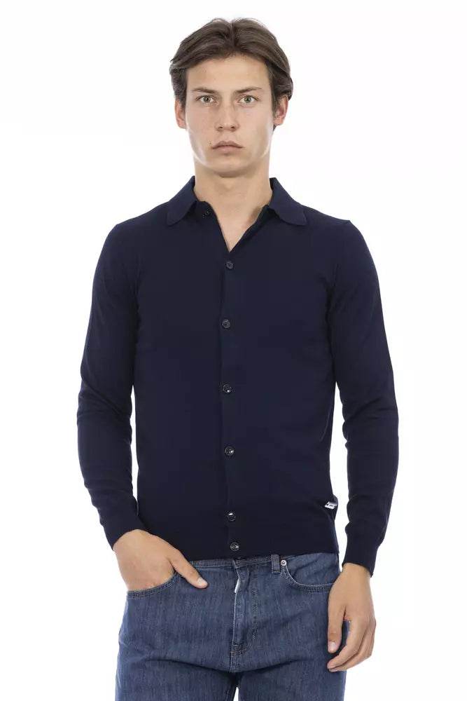 Baldinini Trend Blaues Baumwollhemd für Männer - Léoré