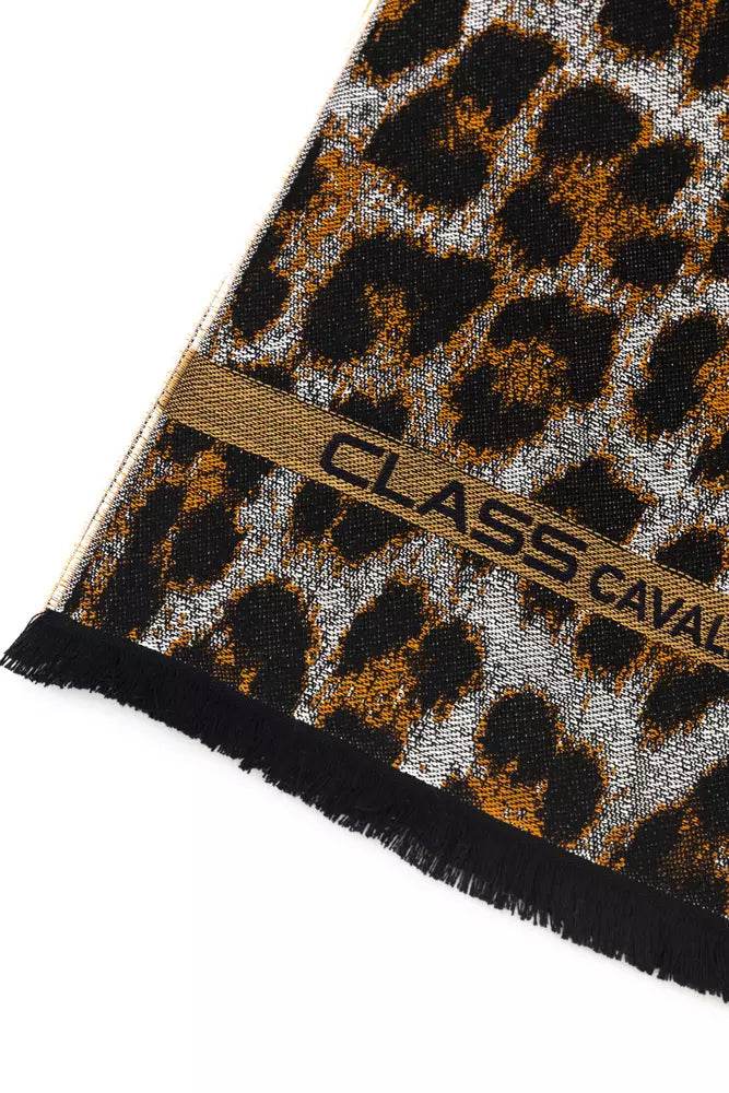 Cavalli Class Brauner Wollschal für Männer - Léoré