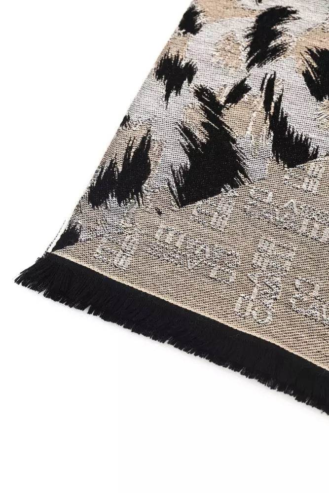 Cavalli Class Beige Wolle Männer Schal - Léoré