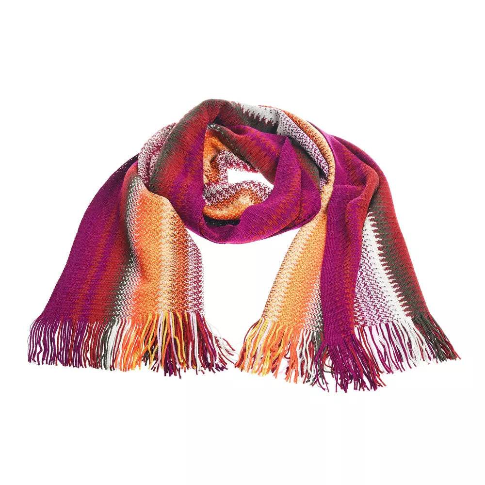 Missoni Multicolor Wolle Männer Schal - Léoré