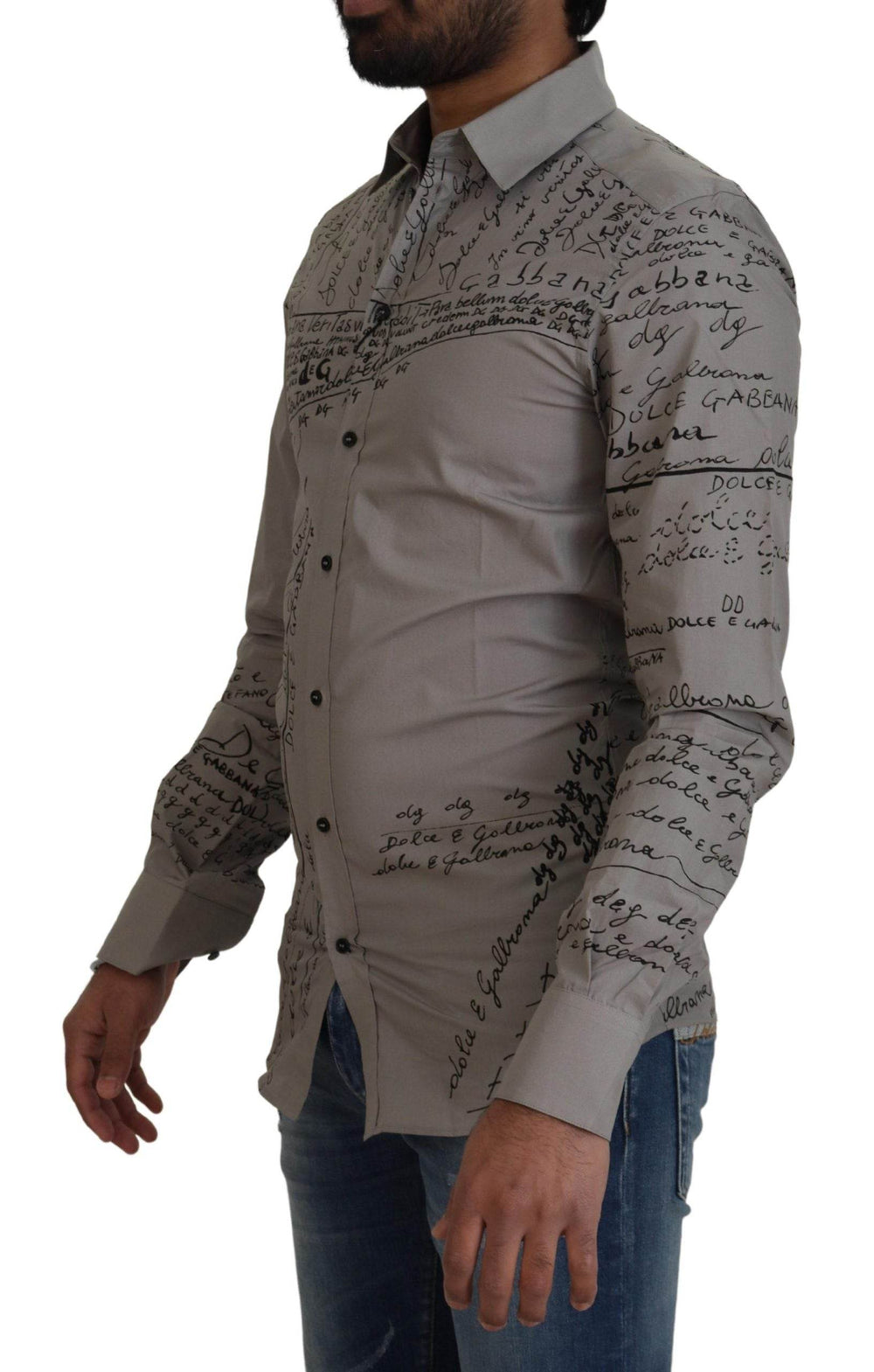 Dolce & Gabbana Elegantes Slim Fit Baumwollhemd - Léoré
