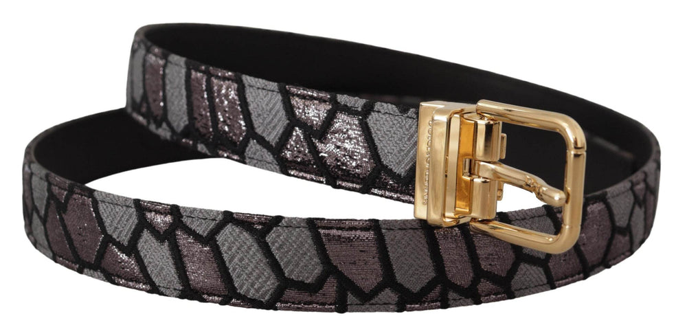 Dolce & Gabbana Multicolor Leder Statement-Gürtel - Léoré