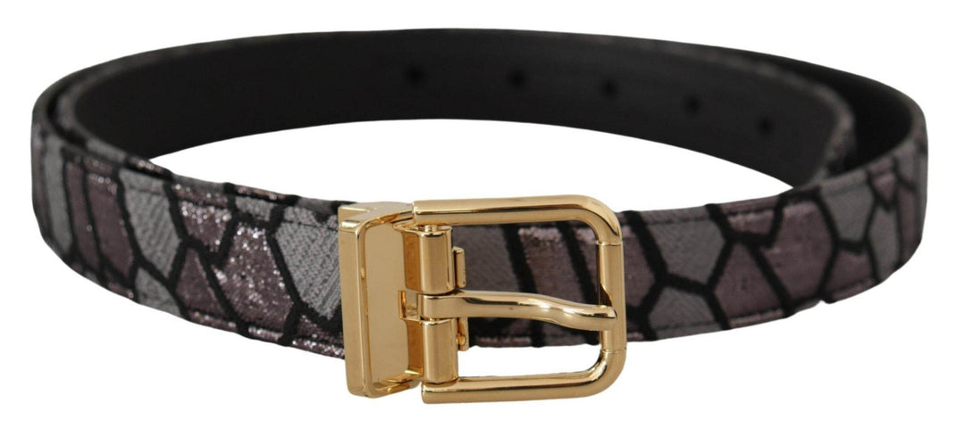 Dolce & Gabbana Multicolor Leder Statement-Gürtel - Léoré