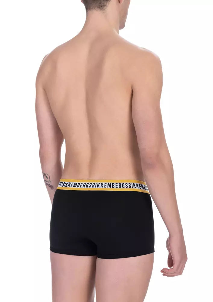 Bikkembergs Schwarze Baumwolle Herren Trunk Pack