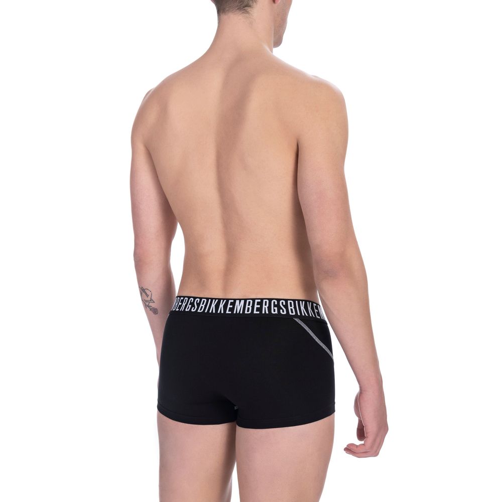 Bikkembergs Schwarz Baumwolle Männer Unterwäsche Trunk Pack