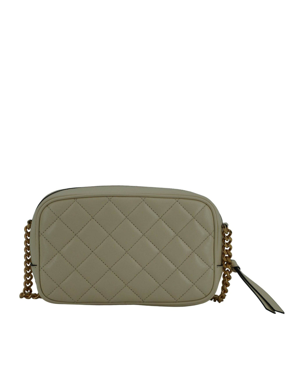 Versace Elegante Kameratasche aus weißem Lammleder - Léoré