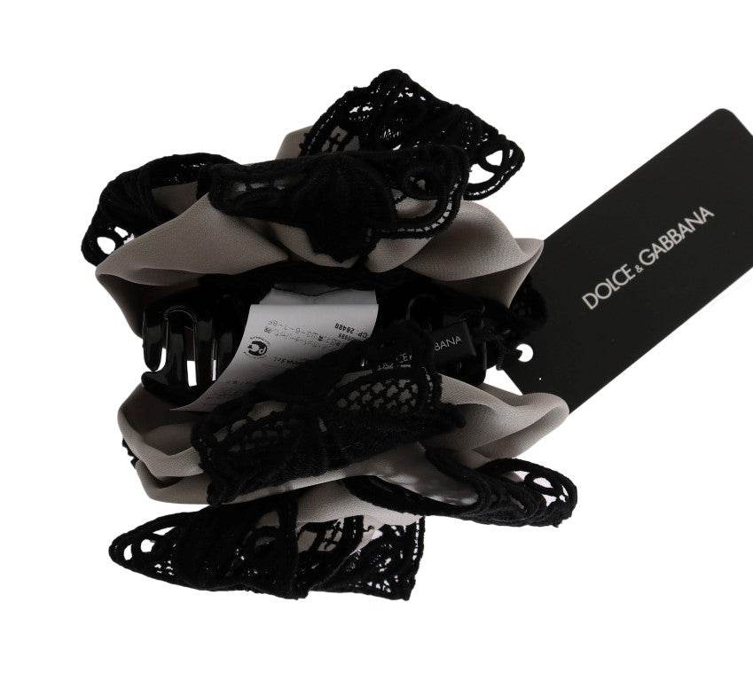 Dolce & Gabbana Elegante florale Haarspange aus Spitze - Léoré
