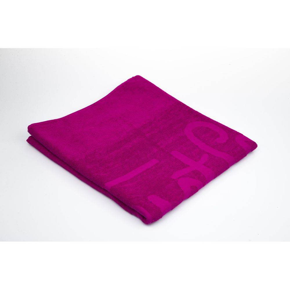 Just Cavalli Fuchsia Baumwolle Männer Strandtuch - Léoré