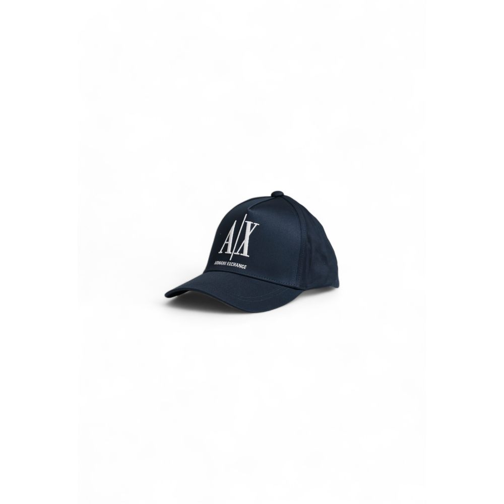 Armani Exchange Blue Cotton Hats & Caps