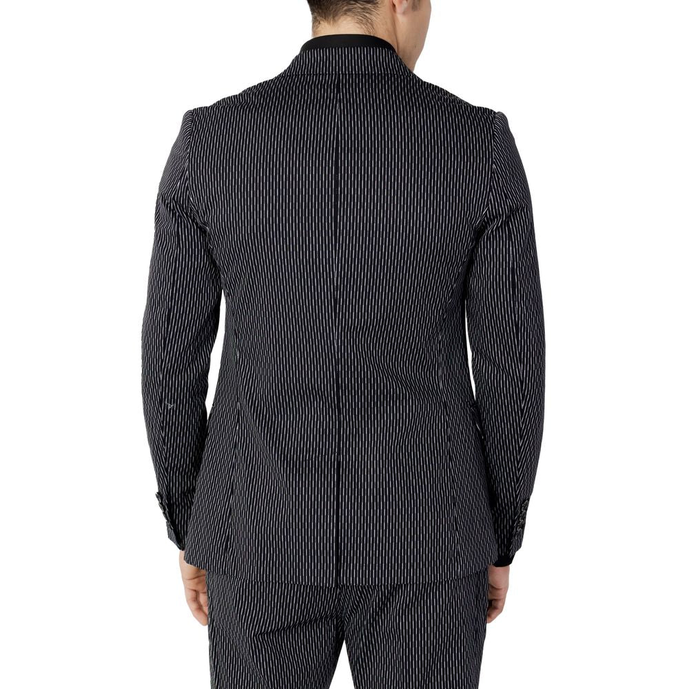 Antony Morato Schwarzer Baumwollblazer