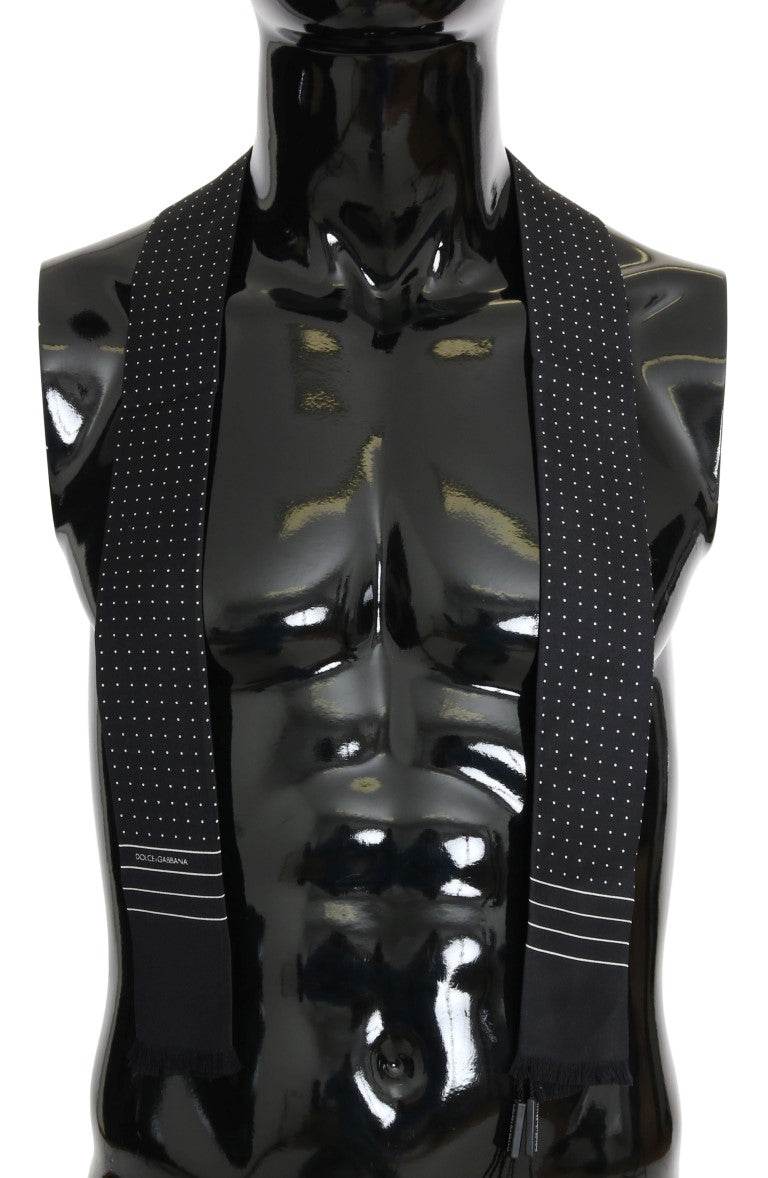 Dolce & Gabbana Elegante Seidenkrawatte Herrenschal Wrap - Léoré