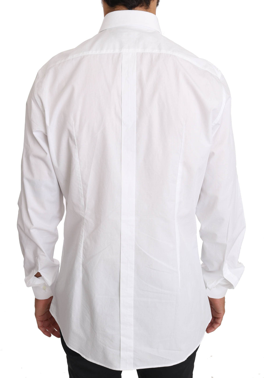 Dolce & Gabbana Elegantes Slim Fit Hemd in Reinweiß - Léoré
