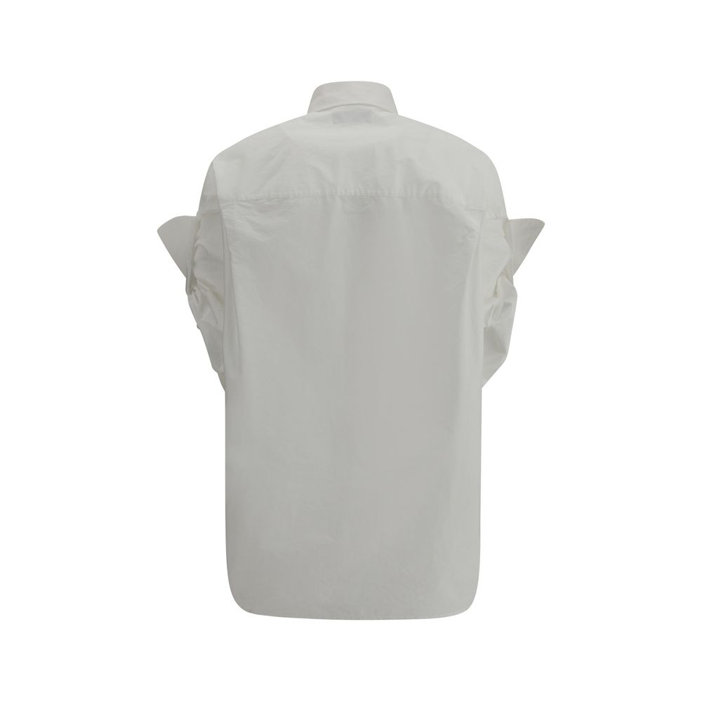 Balenciaga Oversized Shirt mit kurzen Ärmeln