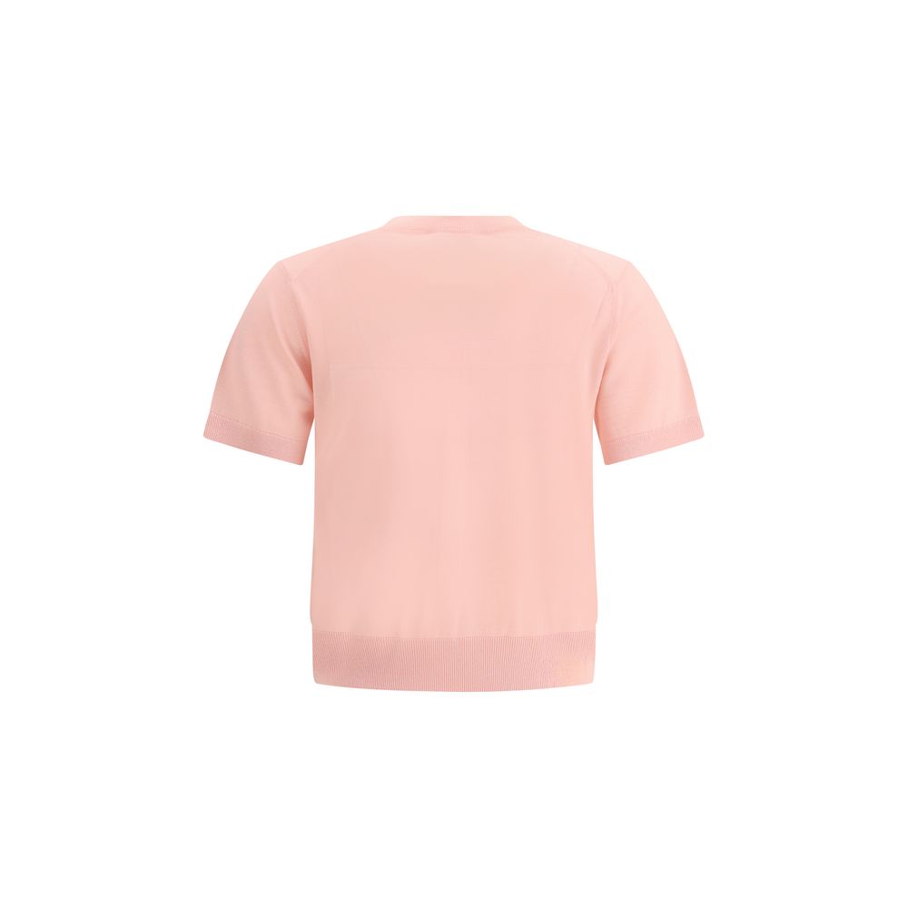 Maison Kitsuné Baby Fox kurzärmelige Strickjacke