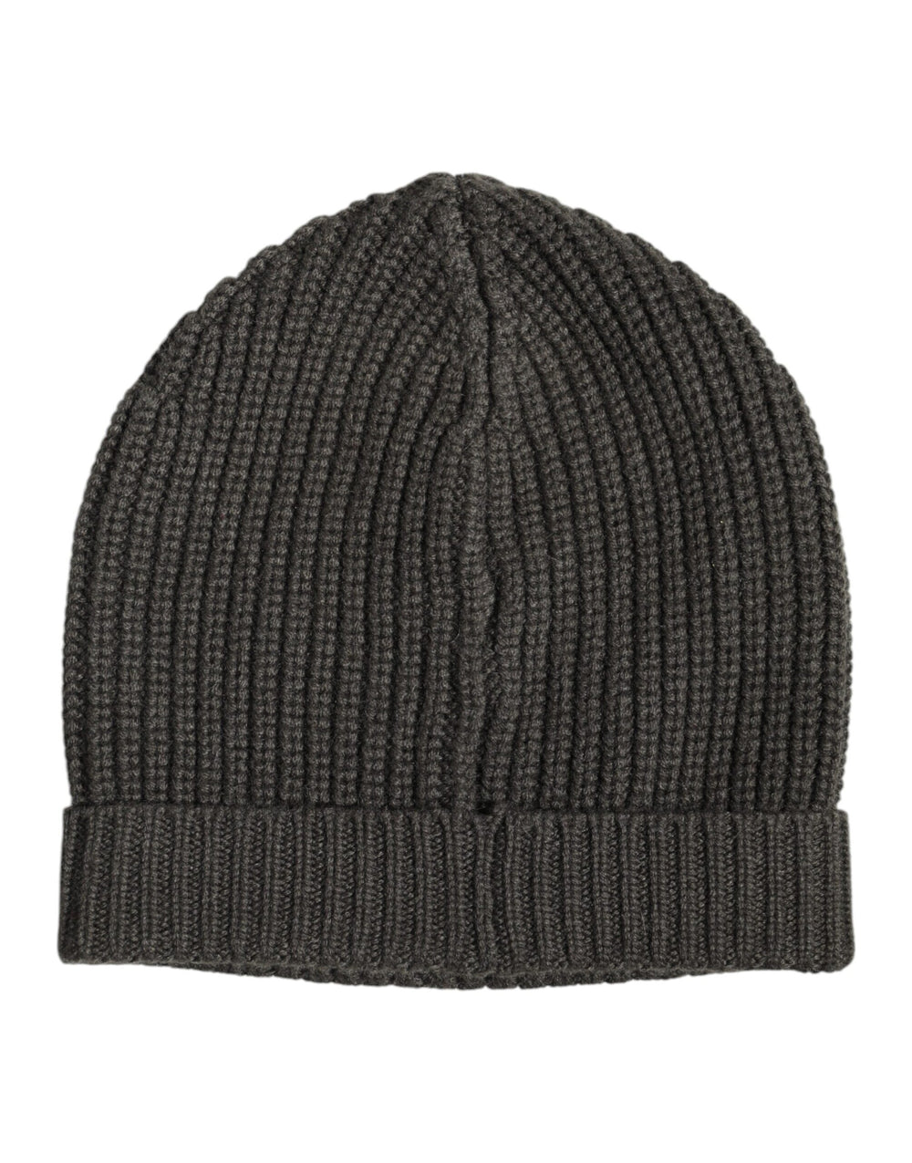 Dolce & Gabbana Dunkelgraue Kaschmir-Strickmütze Winter Beanie
