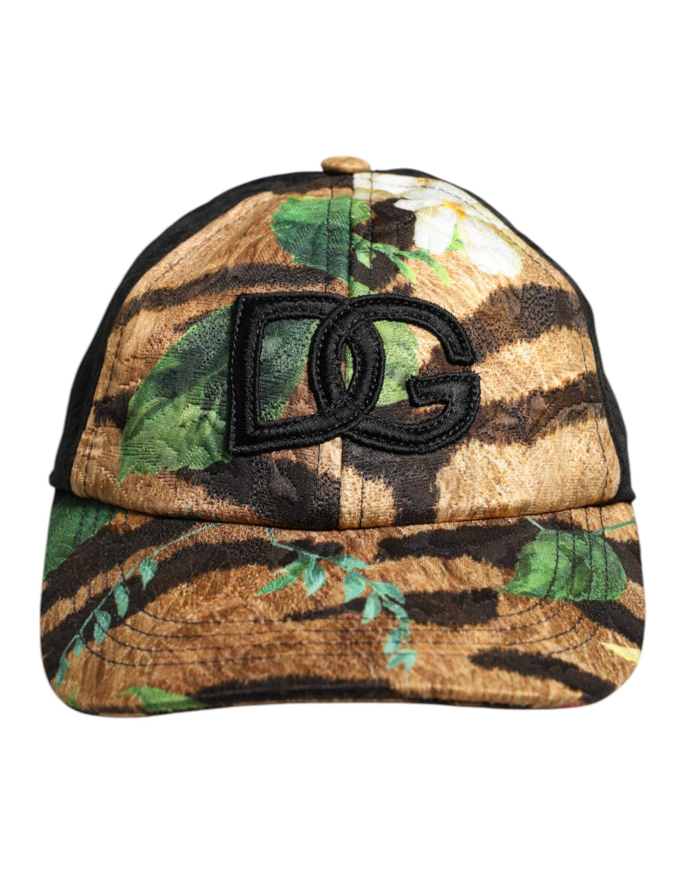 Dolce & Gabbana Multicolor DG Logo Patch 6 Panels Baseballmütze