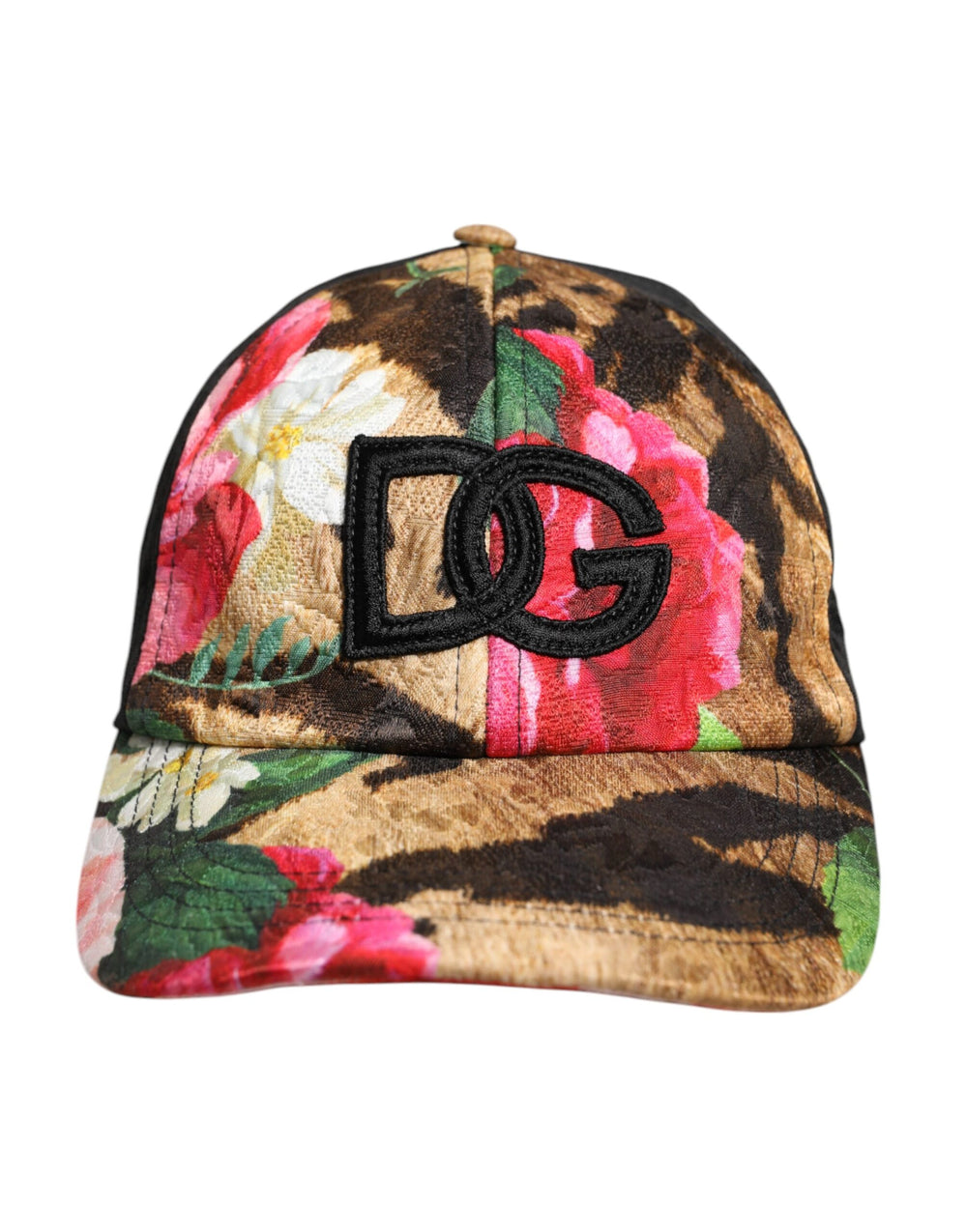 Dolce & Gabbana Multicolor DG Logo Patch 6 Panels Baseballmütze