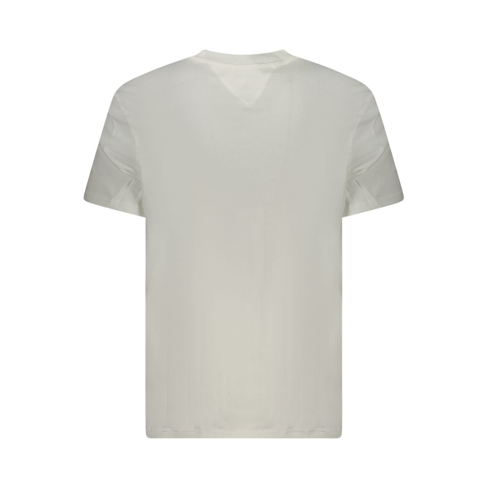 Tommy Hilfiger Weißes Baumwolle Männer T-Shirt